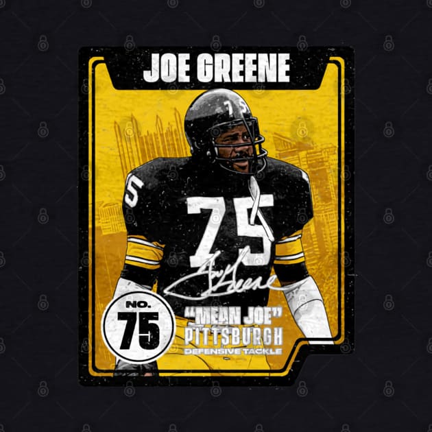 Joe Greene Pittsburgh Card by MASTER_SHAOLIN